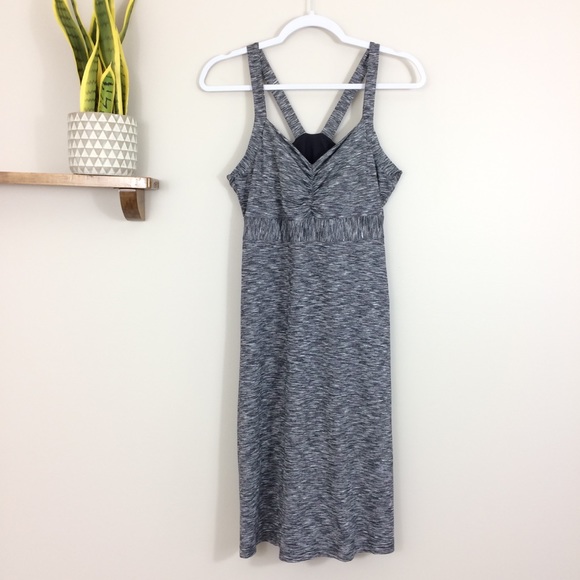 Prana Dresses & Skirts - Prana Amaya Space Dye Gray Athletic Dress Large